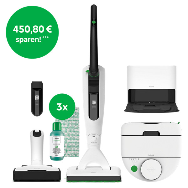Kobold VK7 Akku-Staubsauger & VR7 Saugroboter – Das Cleanteam (U)