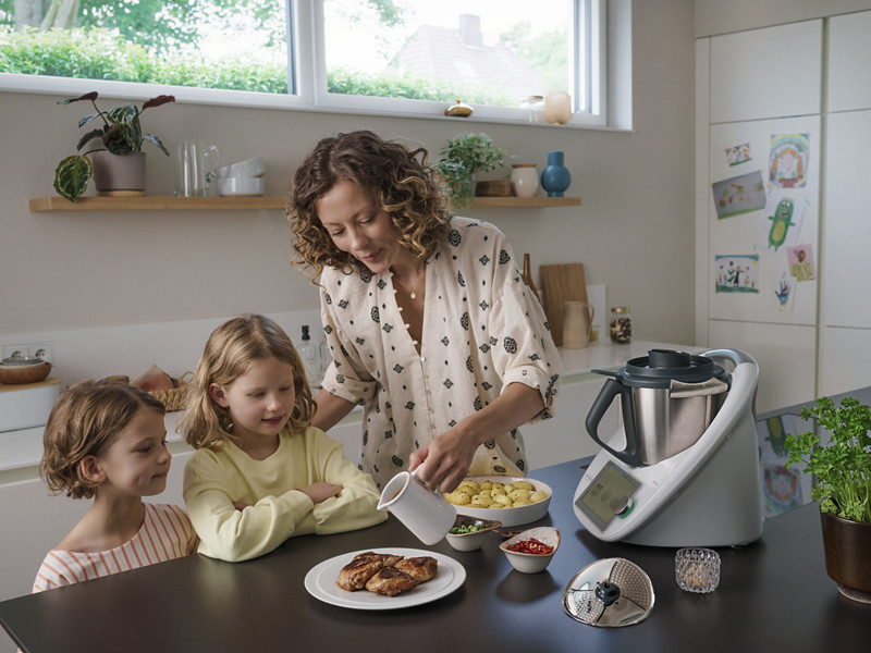 Copri Lame Per Thermomix TM6, TM5, TM31 - Pelapatate E Cottura Sous Vide, Acciaio Inox - Foto 6