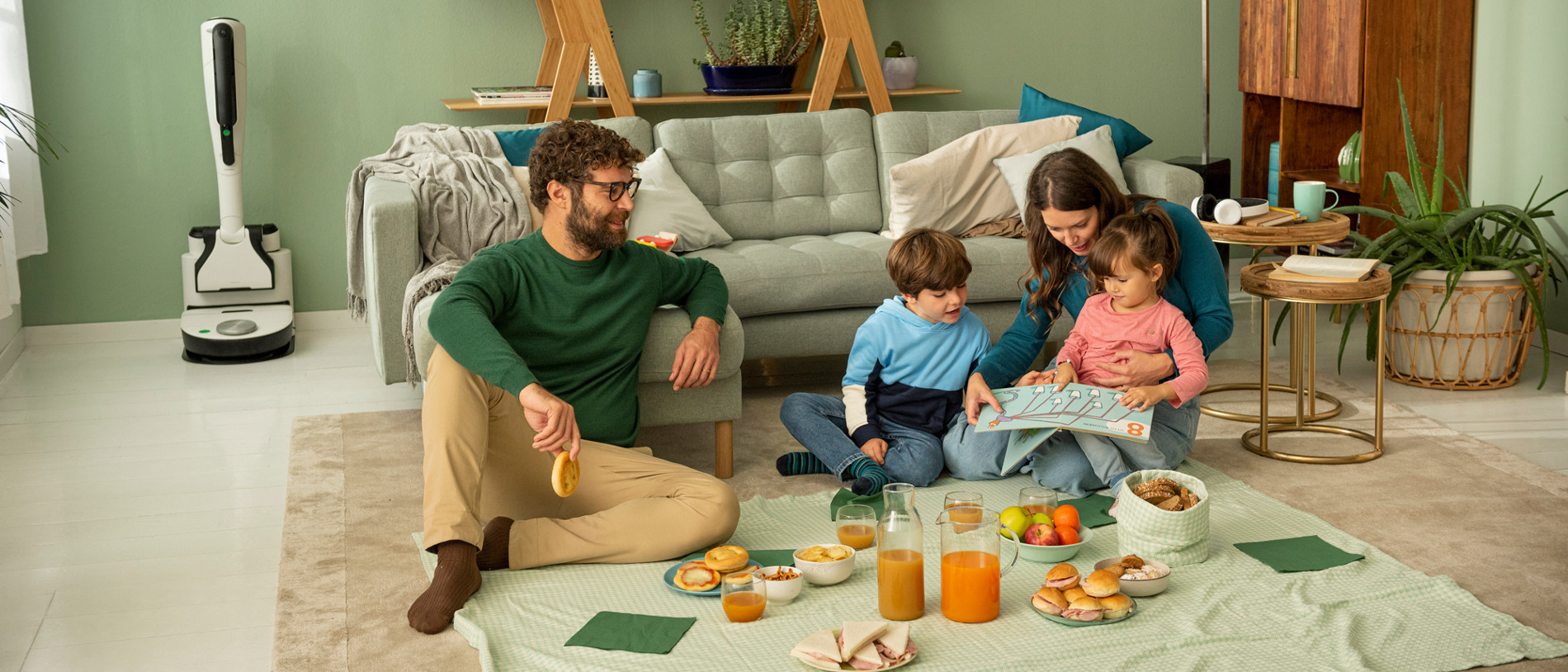 Nuovo Robot Aspirapolvere Folletto VR7s con base di svuotamento