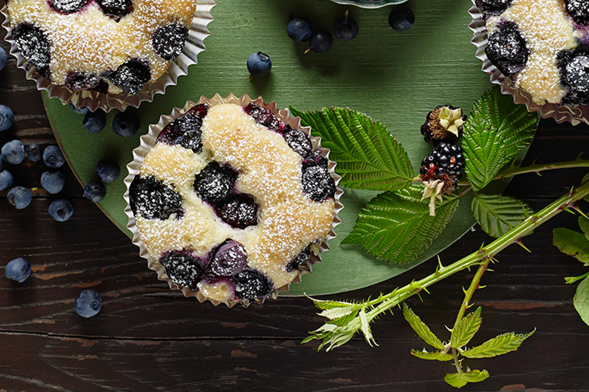 2 Rezepte Heidelbeer Brombeer Muffins