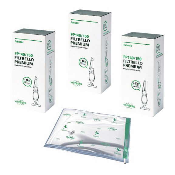 Sacchetti Originali Vorwerk Folletto VK200 - Confezione Da 6 Pezzi Con Profumini Inclusi - Foto 1