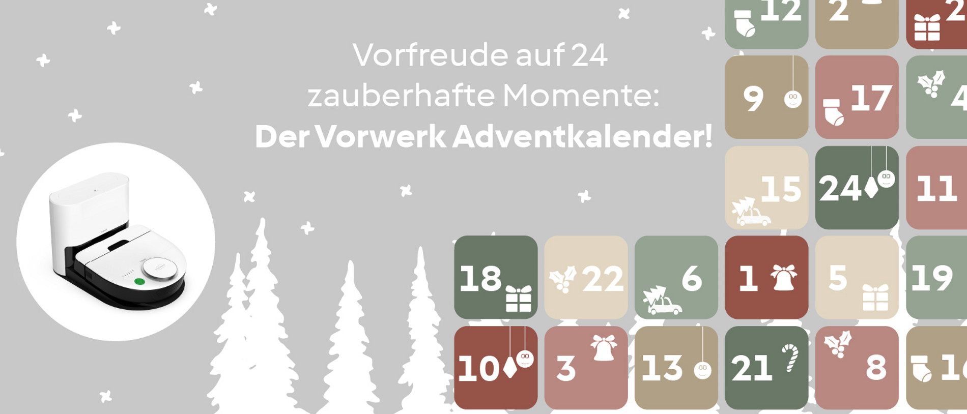 Vorfreude auf 24 zauberhafte Momente: Der Vorwerk Adventkalender!