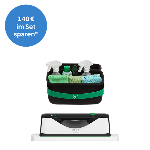 Kobold VG100 Flächenreiniger mit Reinigungskit und Badge 140 im Set sparen
