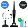 Kobold VK7 Akku Staubsauger mit SP7 Saugwischer Set Special Edition Black mit Reinigungslösung Tüchern und Sparhinweis