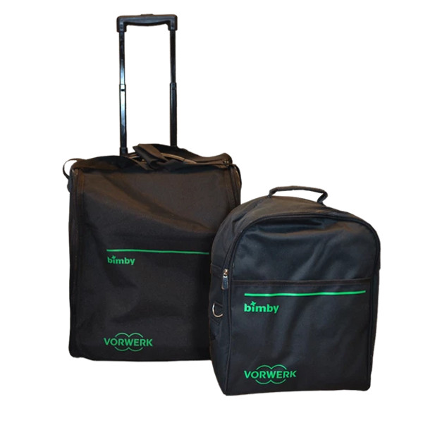 Il Trolley Bimby con Varoma bag è una borsa appositamente studiata per trasportare Bimby e Varoma con praticità, che tu sia in viaggio, a una cena tra amici o a un corso di cucina.