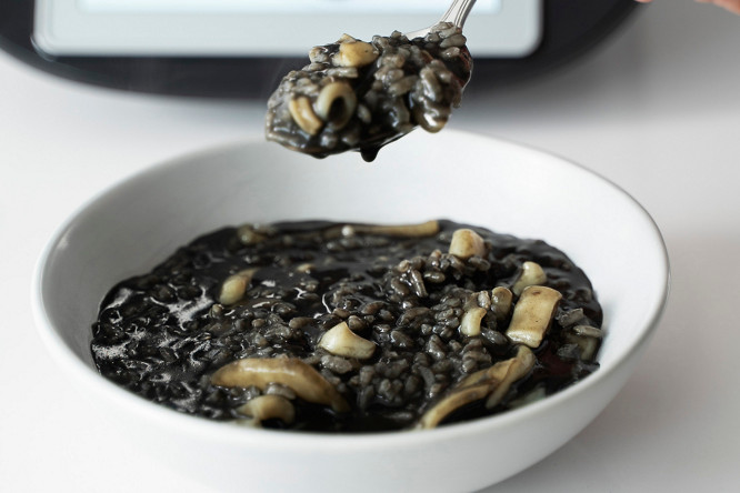 Arroz cremoso con calamares  1 