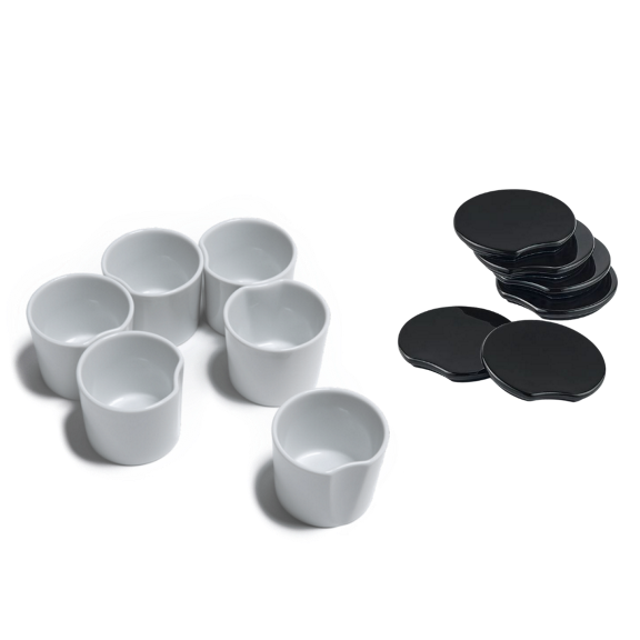 Bimby product Cocottine White e Coperchi Black Main