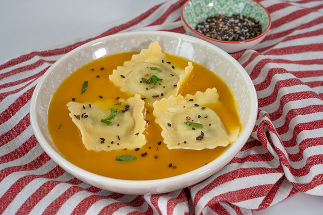 Calabaza ravioli 2
