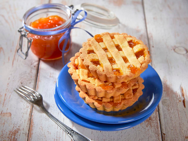 Crostatine alla confettura di albicocche (senza glutine)