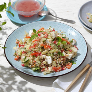 Cookidoo® Rezept Rauch Happy Day - Couscoussalat mit Feta, Minze und Granatapfel-Vinaigrette