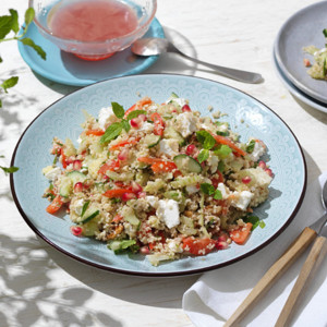 Cookidoo® Rezept Rauch Happy Day - Couscoussalat mit Feta, Minze und Granatapfel-Vinaigrette