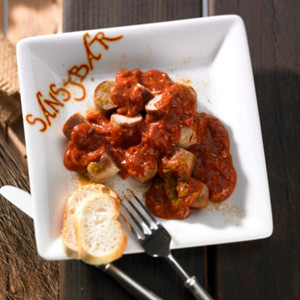 Currywurst mit Sansibar Currysauce