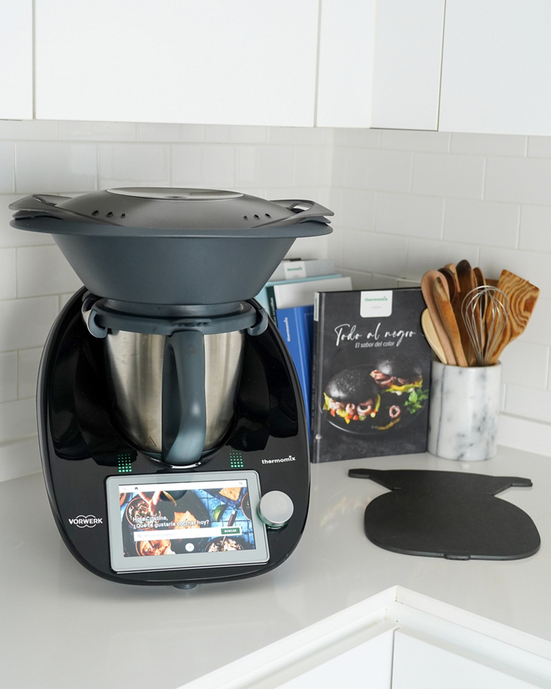 vhbw Cestillo compatible con Vorwerk Thermomix TM5, TM6 robot de cocina -  Accesorio de cocina gris oscuro