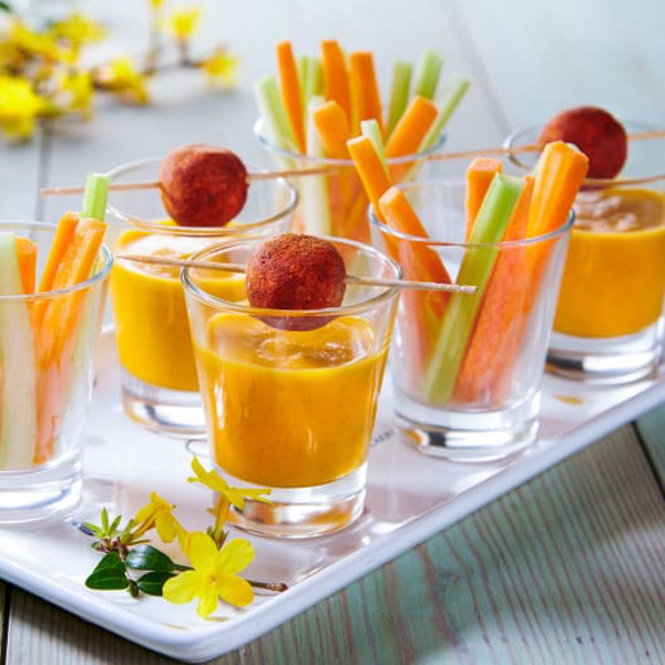 Mousse di carote e sedano