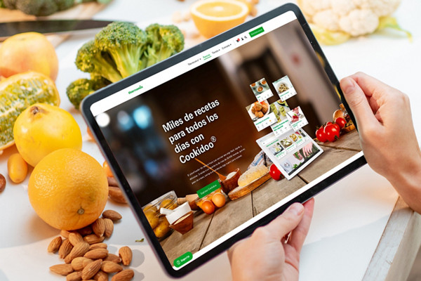 Thermomix® Rezeptwelt auf einem Tablet