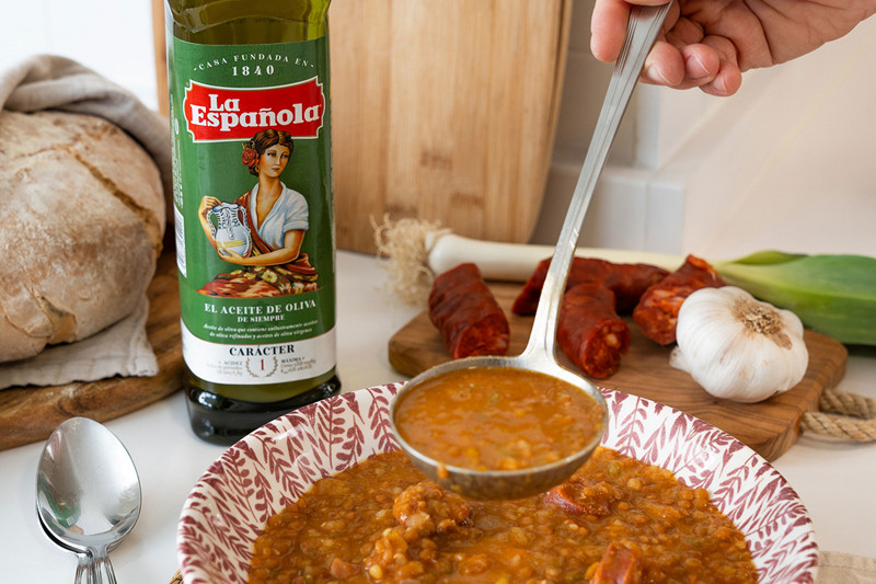 lentejas con Thermomix  