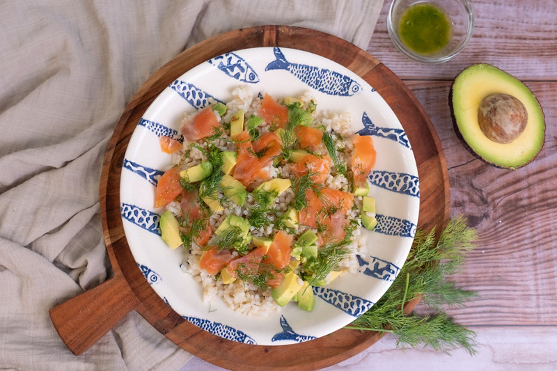 ensalada nordica hecha con thermomix