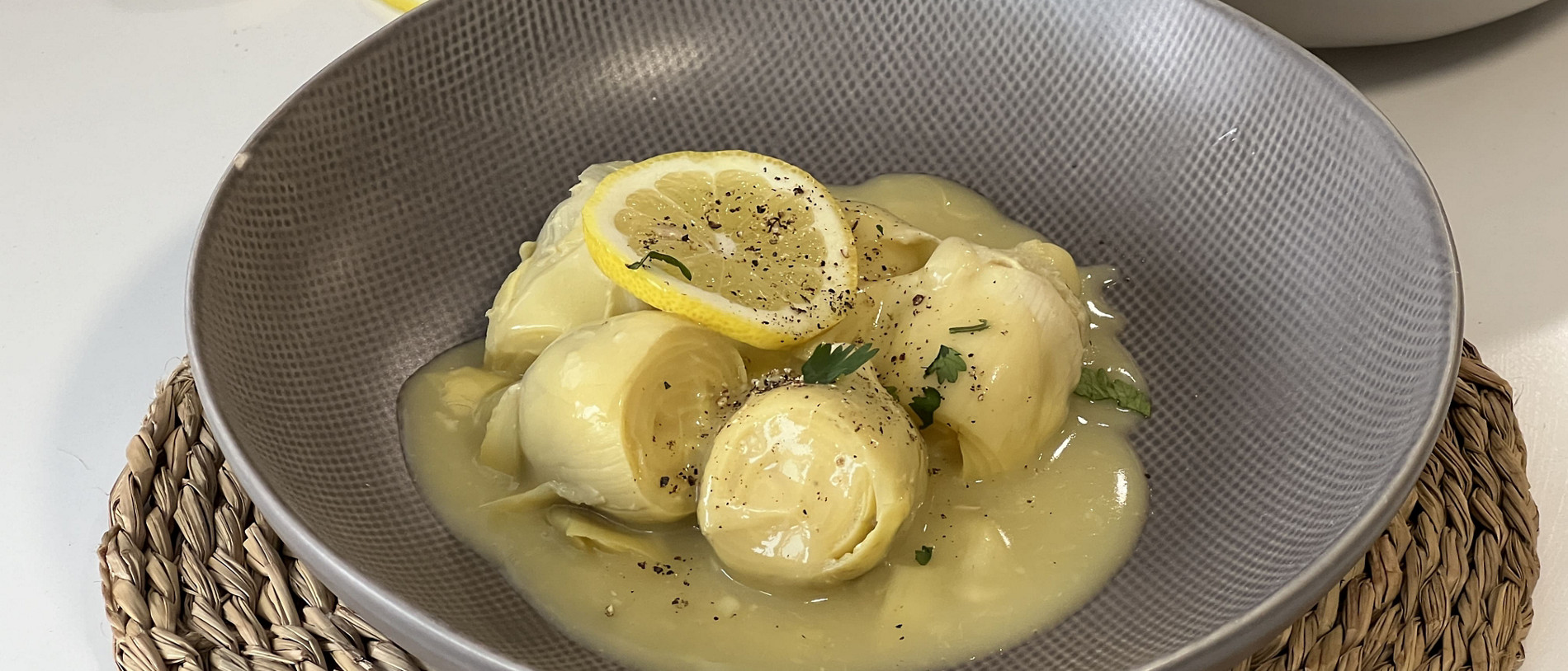 Alcachofas al limón