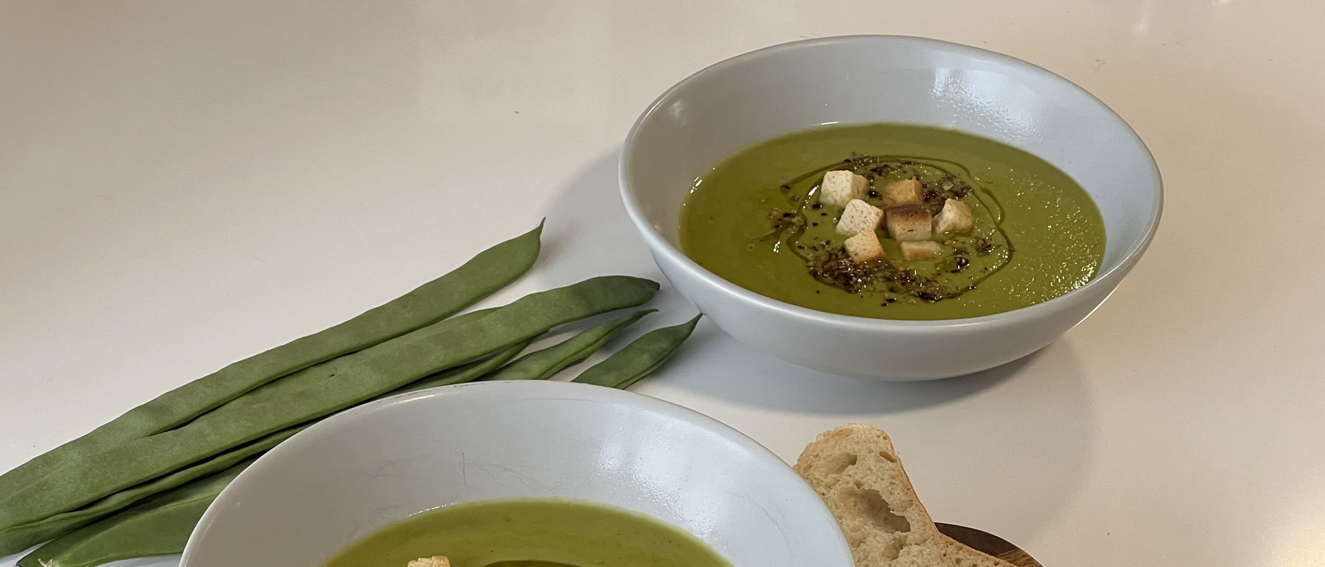 Crema de judias verdes