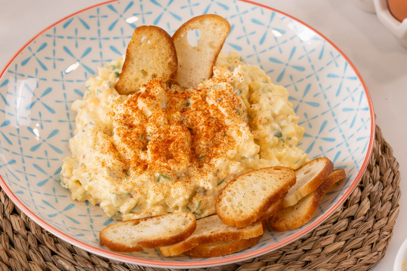 Ensalada de huevo con Thermomix