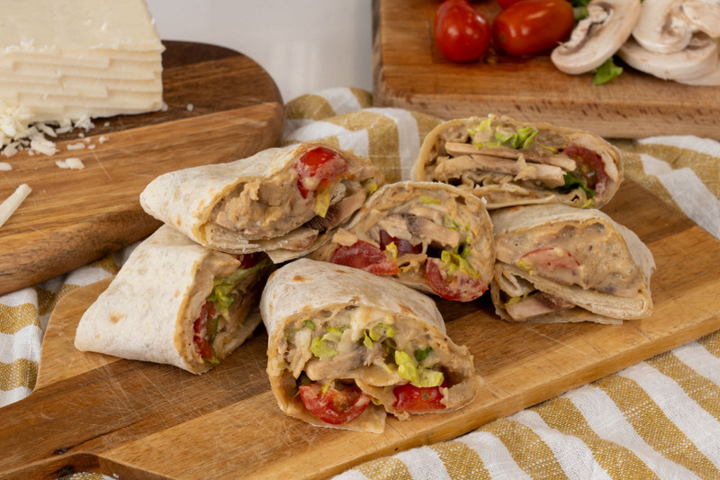 Fajitas cremosas
