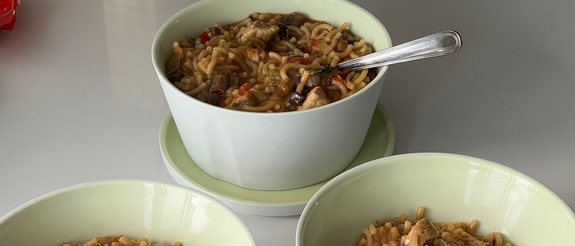 Fideua de carne thermomix