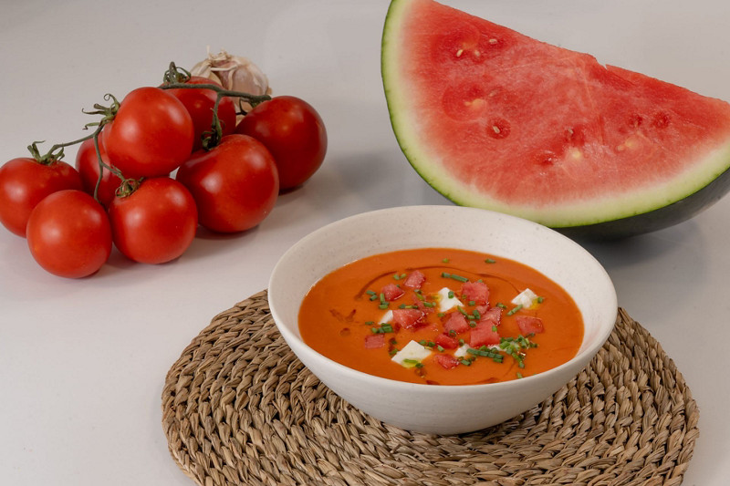 gazpacho sandia thermomix