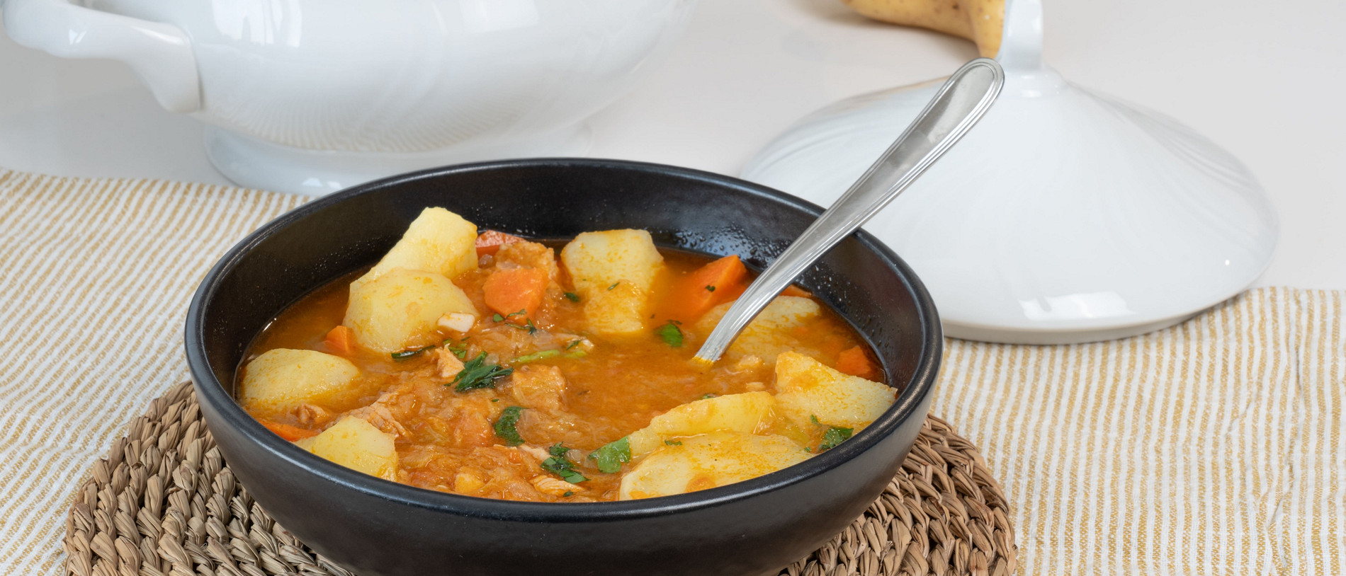 Guiso de magro con patatas