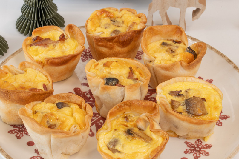 Es miniquiches bacon thermomix