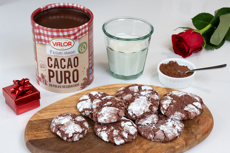 Cookies red velvet con cacao valor