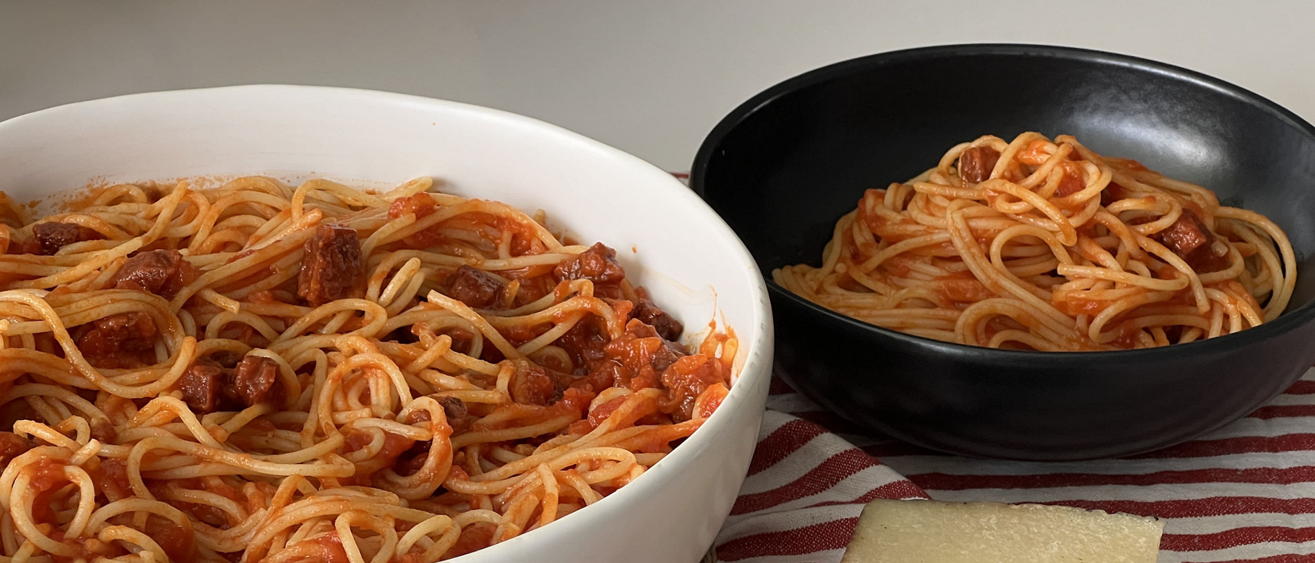 Pasta amatriciana en Thermomix®