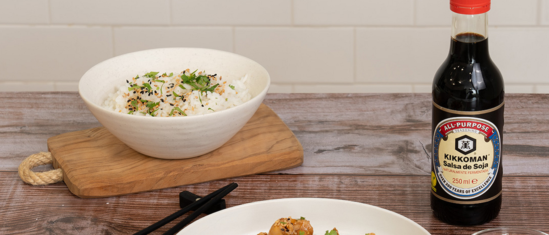 Pollo con Almendras Kikkoman