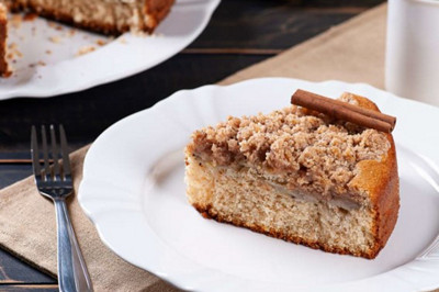 Bizcocho de plátano con costra crocante