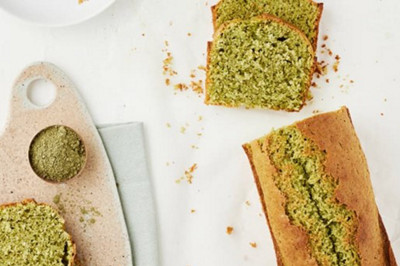 Bizcocho de té matcha y coco