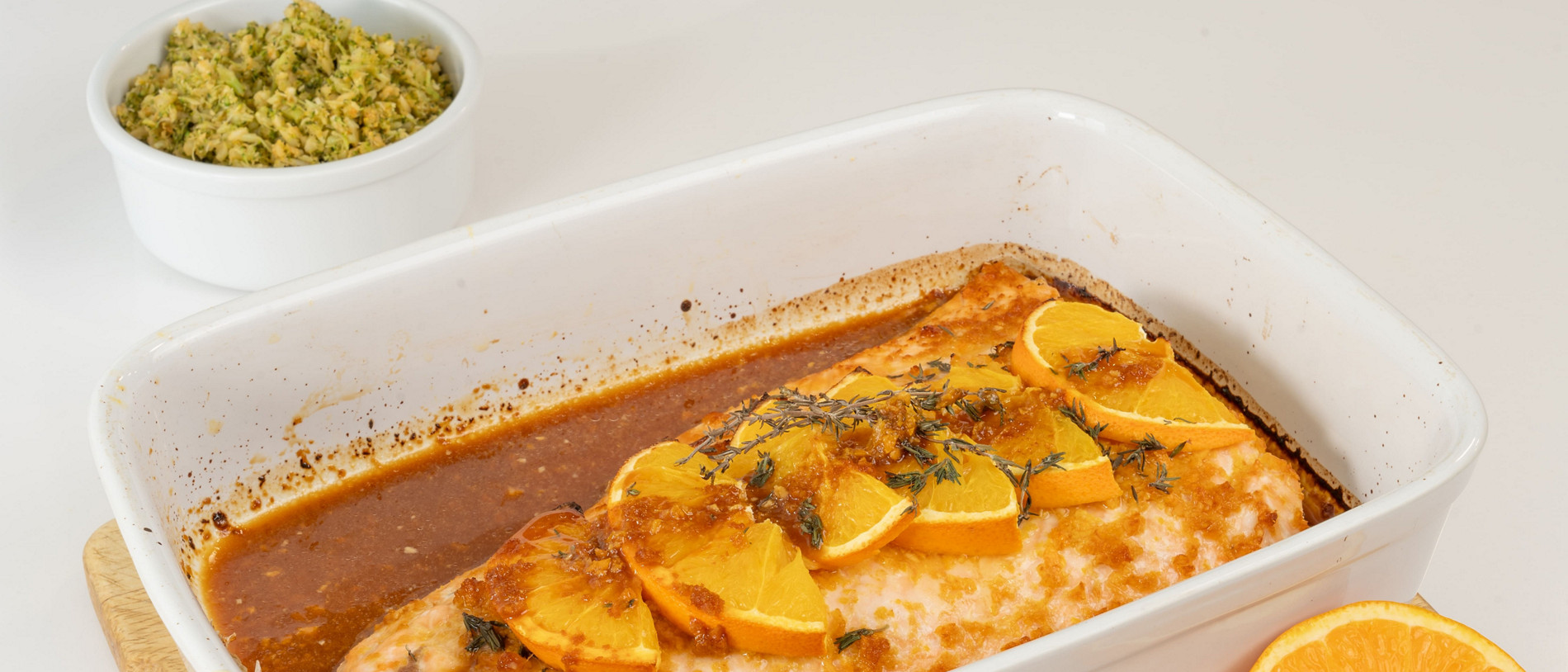 Salmón a la naranja