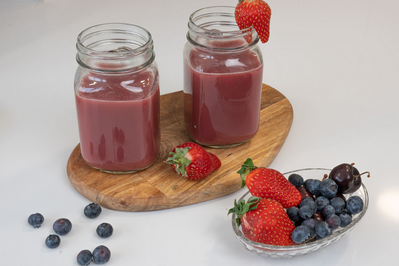 Smoothie de frutos rojos
