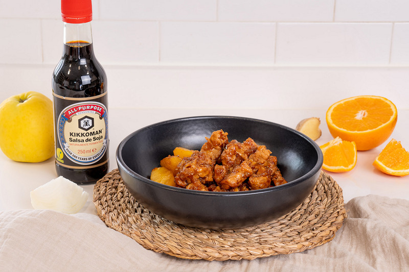 solomillos de cerdo al caramelo