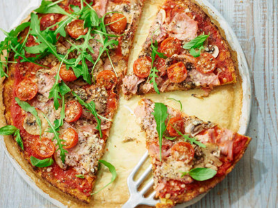 pâte à pizza au chou fleur 