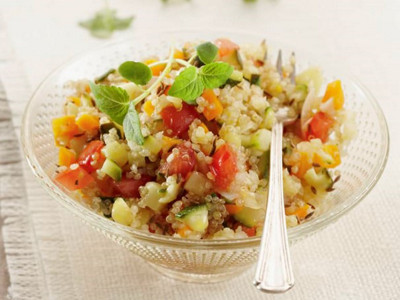 salade de quinoa légumes croquants
