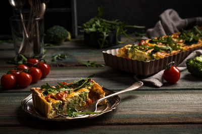 Quiche à la tomate