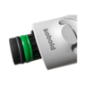 Gros plan sur un connecteur d accessoire Kobold avec anneau vert et extérieur gris