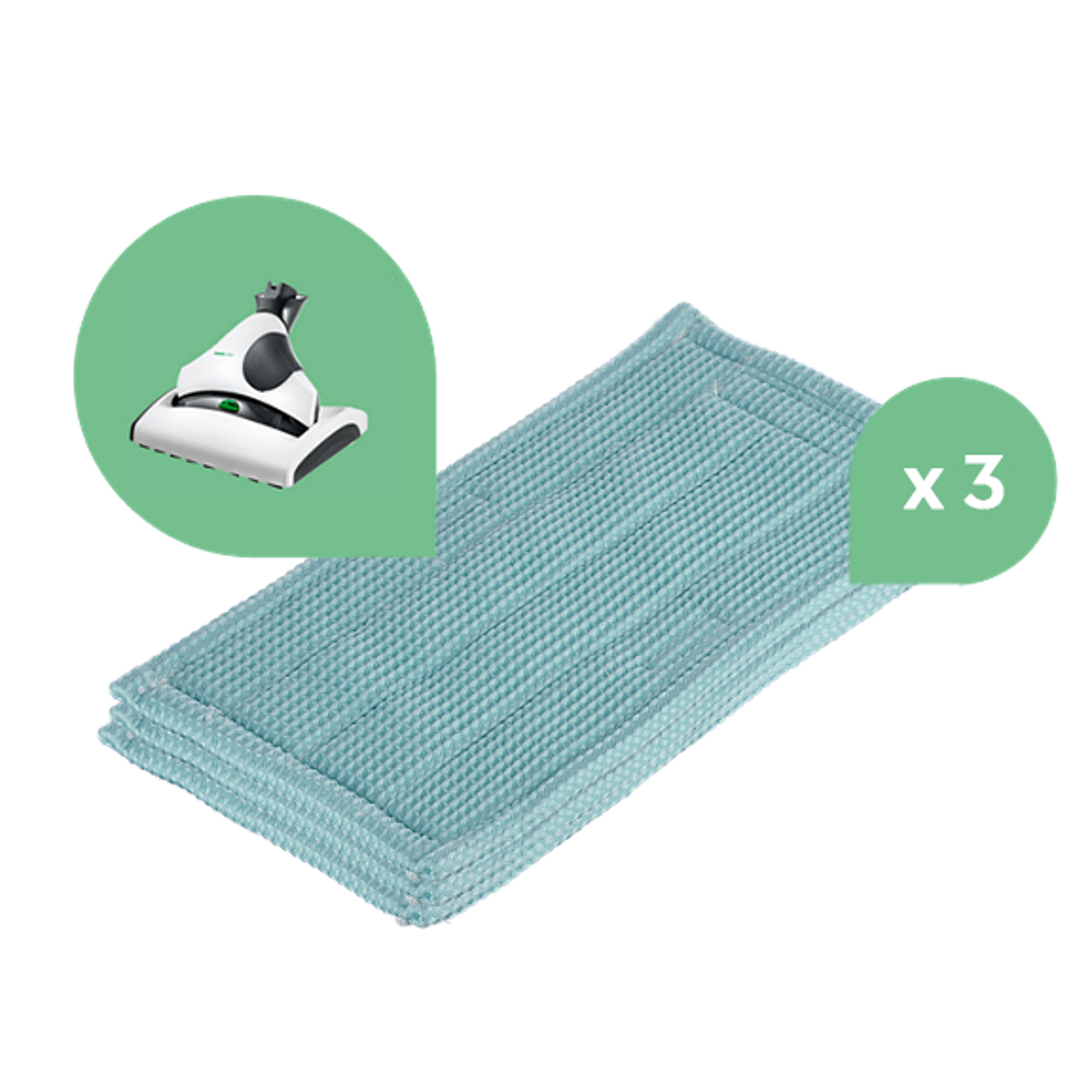 Lingette universelle tous sols (x3) Kobold SP530-SP520