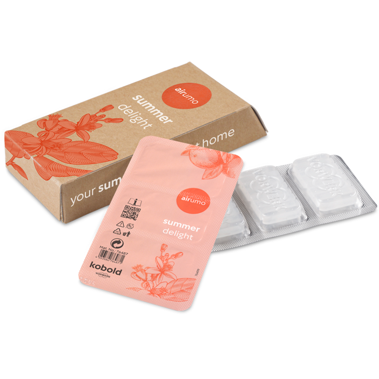 kobold - Pastilles parfumées Airumo - Parfum Eclat d'été (Summer Delight)