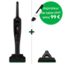 Aspirateur sans fil Kobold VK7 avec brosse DuoSpeed SP7 Special Edition Black VM7 prix promo dans un cercle vert plus au centre
