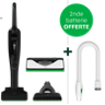 Aspirateur sans fil Kobold VK7 avec brosseur automatique EB7 Nettoyeur de vitres Kobold VG100 et Brosseur Textile Kobold PB7 avec flexible Cercle vert 2nde batterie offerte