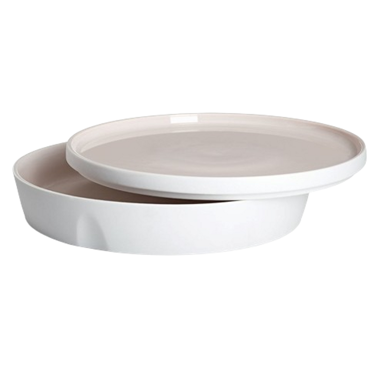 thermomix - Coffret bol droit et assiette 24 cm - Rose - Degrenne