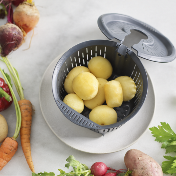 Cuisson des pommes de terre avec le disque cuisson et éplucheur (TM5) -  Cookidoo® – the official Thermomix® recipe platform