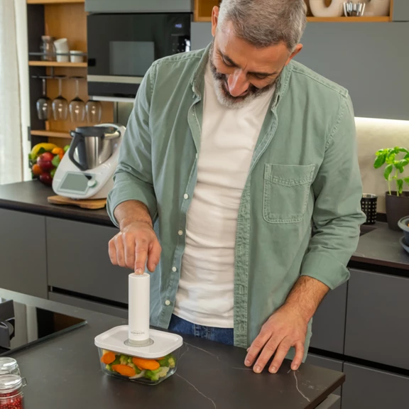 Sous vide Fresh Kit - Pompe de mise sous vide avec 3 boîtes de conservation AVFK1