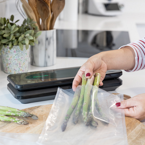 Emballage sous vide : 2 sacs de mise sous vide sans aspirateur