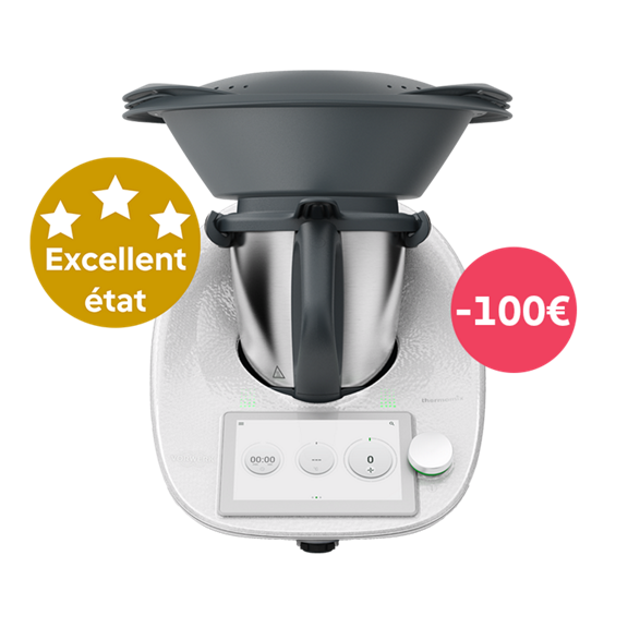 Thermomix TM6 avec Varoma pastille or Excellent état et cercle rouge 100